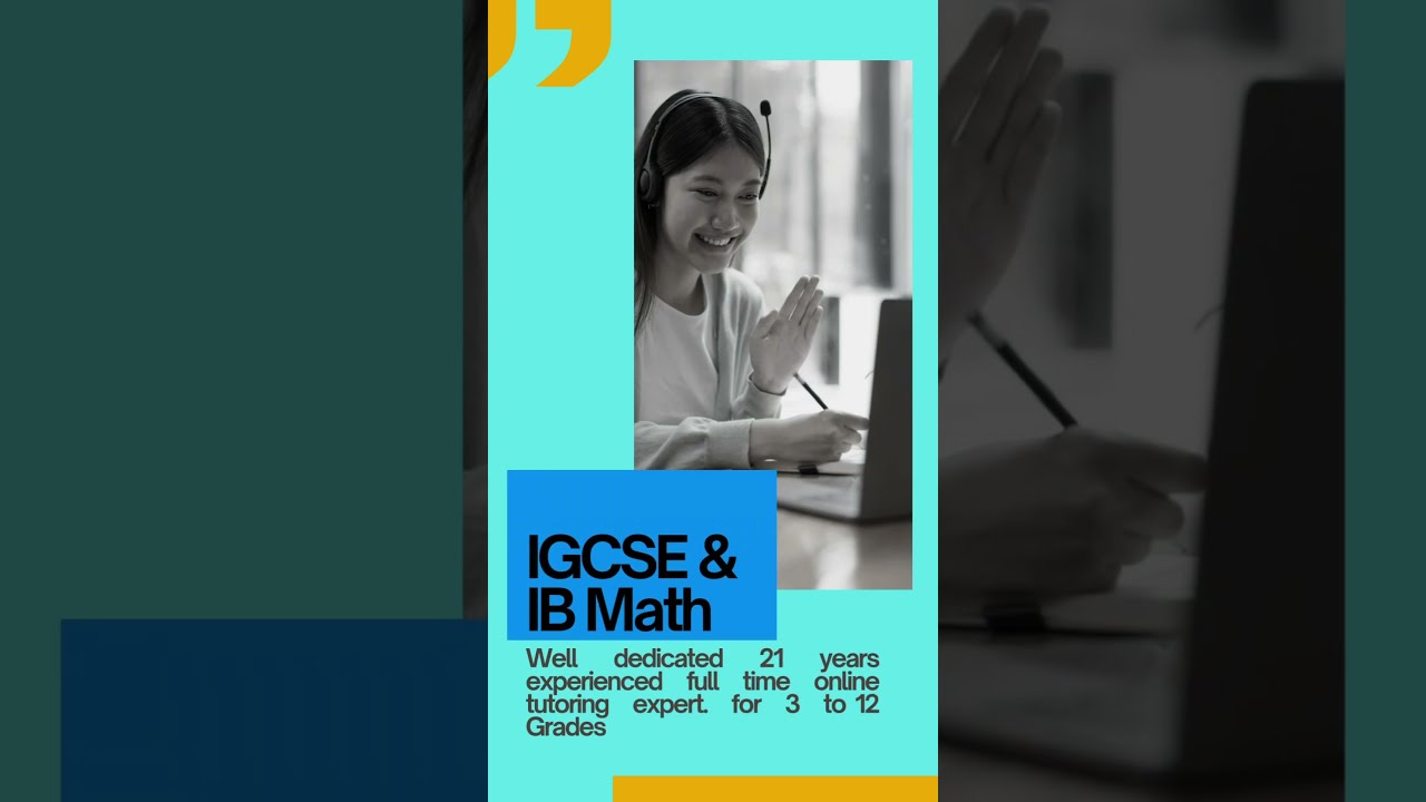 Live IB & IGCSE Maths tutoring in Mumbai  Top Online IGCSE & IB Maths Tutor | YK Reddy