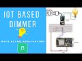 How to Dim your fan, lamps/lights using IoT, Robotdyn Dimmer and BLYNK app? Fan Speed Control system
