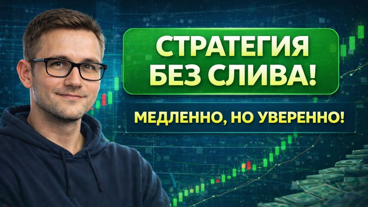 С 100$ до 1000$: СТРАТЕГИЯ БЕЗ СЛИВА! МЕДЛЕННО, НО УВЕРЕННО!