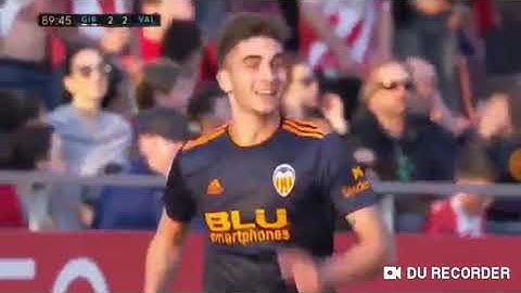 EL GOL DE FERRAN GIRONA VALENCIA 2-3