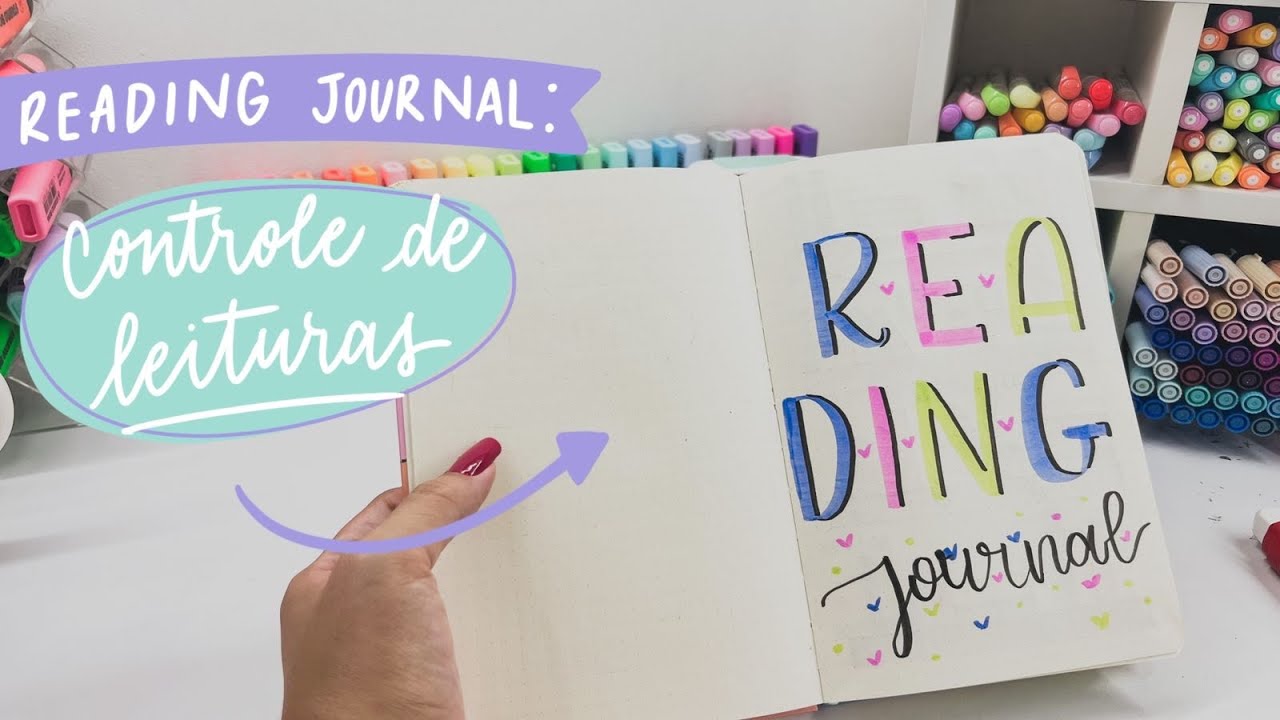 Como fazer um Reading journal - controle de leituras - YouTube