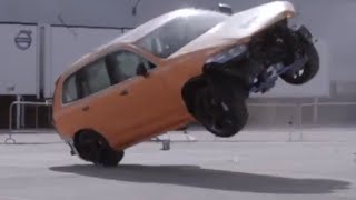 Volvo XC 90 Crash Test Amazing Rollover Video Commercial CARJAM TV 2016