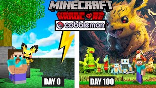 Survive 100 Days in Cobblemon ( Minecraft Pokemon)