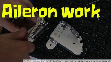 RV-10 Wings - 028 - Initial aileron work while waiting for parts from Van