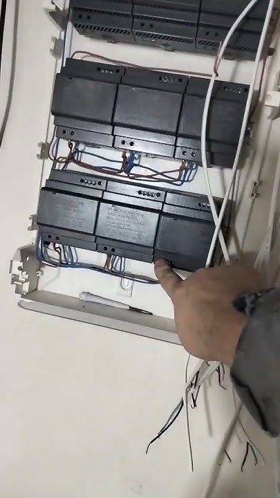 Подключение трансформаторов для LED ленты в электро щите - YouTube