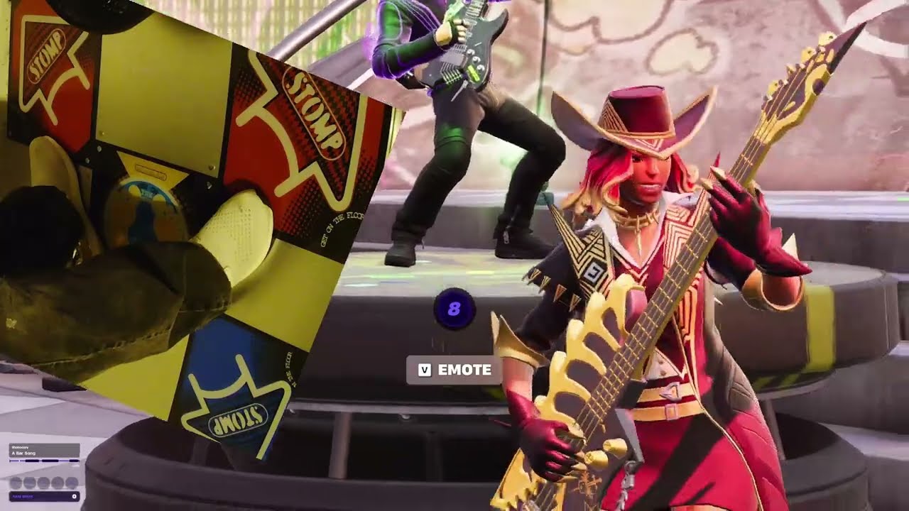 Pump It Up Fortnite Festival Expert: A Bar Song Shaboozey Bass