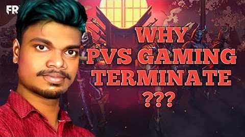 WHY PVS GAMING CHANNEL TERMINATED ?  || MASS TAMIZHA TECH