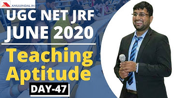 5 Most Important Questions | Teaching Aptitude | UGC NET JRF JUNE 2020 | Day 47