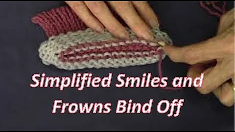 Smiles & Frowns Ribber Bind Off