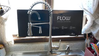 BioBidet Flow Motion Spring Neck Kitchen Faucet Install