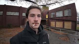 Smoking a Cigarette in what once was a Designated Smoking Area at a Public Park