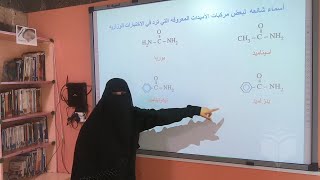 كيمياء عربي ـ أ غادة المدعي   الدرس الثاني الأميدات