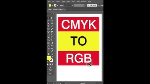 How to change CMYK to RGB in illustrator #rajgraphicgyan #illustrator #shorts
