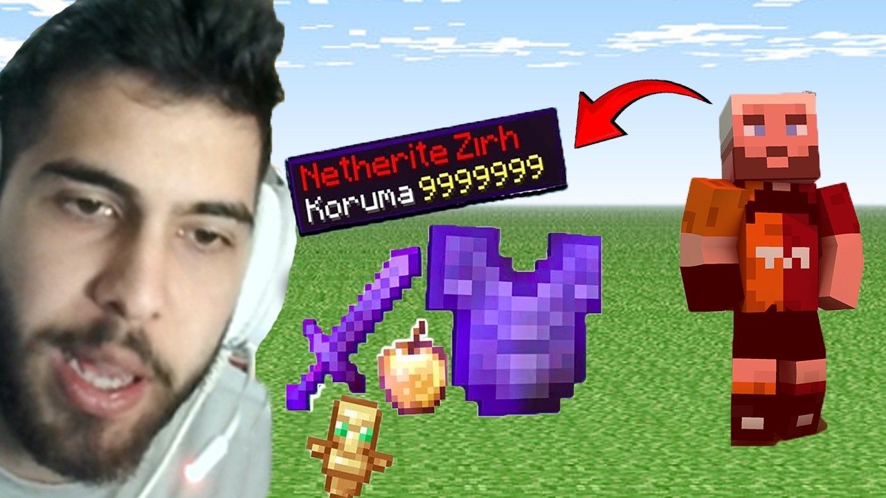 Minecraft Ama Hasar Almak Artık OP Item Veriyor!