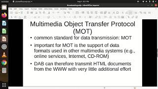 Digital Audio Broadcasting | Multimedia Object Transfer Protocol (MOT) | Digital Video Broadcasting Digital Audio Broadcasting In Mobile Computing And Data Frames Format Mc