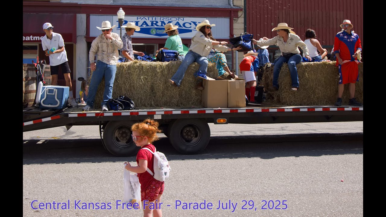 Central Kansas Free Fair Parade Abilene, KS July 29, 2025.