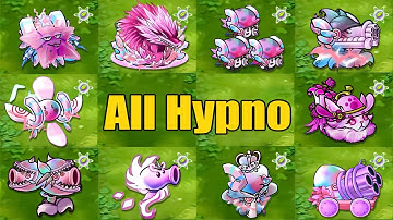 PVZ 1 Fusion 3.1 Challenge!! 1 All Hypno Plants Fusion VS 300 Obsidian Gargantuar - Who Will Win?