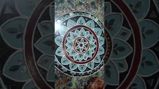 lippan art part 3 lippanart clayart lippanmirrorart mirrorwork flowerrangoli