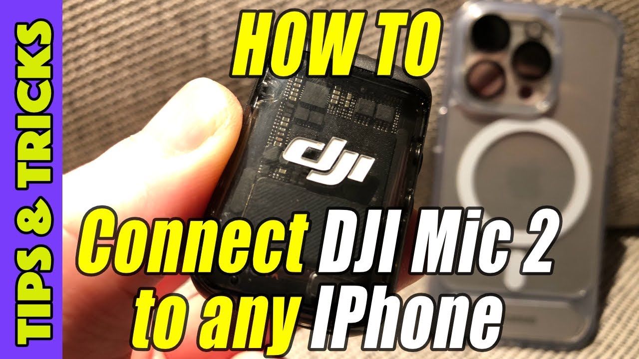 How To Connect DJI Mic 2 To IPhone Tutorial YouTube