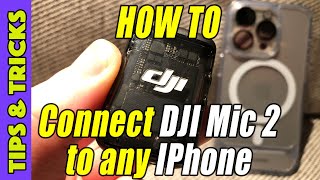 How To Connect DJI Mic 2 to IPhone Tutorial