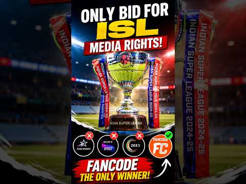 Only BIDfor INDIAN SUPER LEAGUE media rights 🔥😱❤️#indianfootball #indiafootball #mediarights #soccer