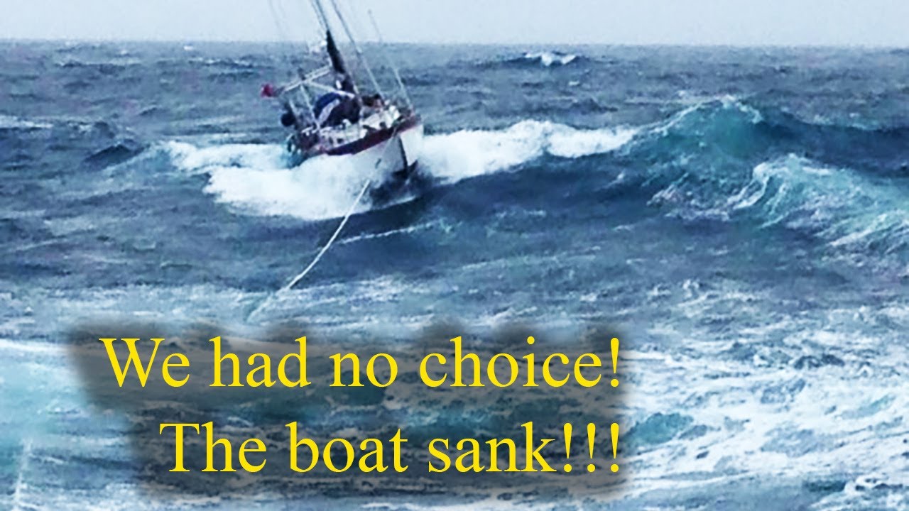 Yacht sunk in a STORM OFF SCOTLAND