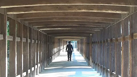 【長～い神社】珍しい形の神社を鎧の男が調査してみたら……牡蠣が盛りだくさんのカキオコとはどんな食べ物？【桃太郎伝説のゆかりの地・吉備津神社】