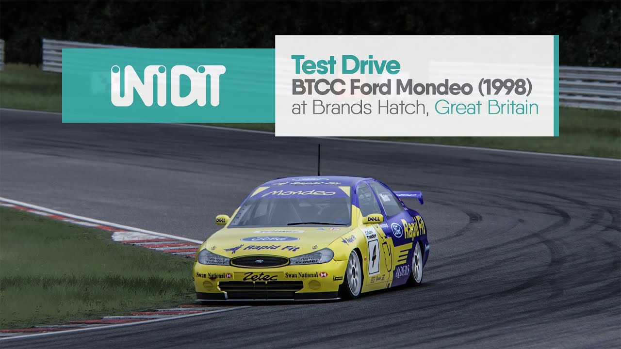Assetto Corsa Gameplay | BTCC Ford Mondeo (1998) Test Drive at Brands Hatch