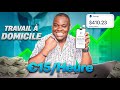 Gagner sa vie sur internet en travaillant  domicile 15 par heure