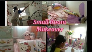 Simple Room Makeover/Hello kitty inspired Pink Bedroom Reset
