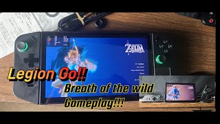 Lenovo Legion Go Legend Of Zelda Breath Of The Wild Gameplay