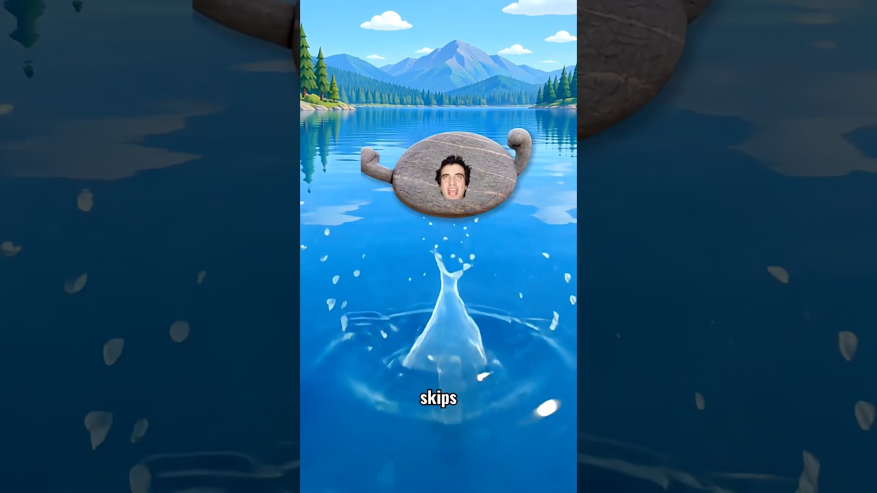 When You Find The Perfect Rock To Skip 🤣 #shorts #relatable