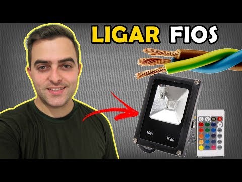 Vídeo: Como Conectar Um Refletor LED? Diagrama De Conexão Para Holofote Com Três Fios. Como Conectar Corretamente A Uma Rede 220 V Sem E Com Aterramento?