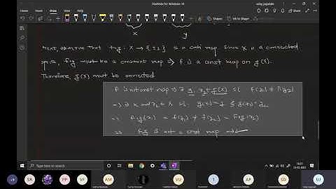 Metric Space : Connected Spaces