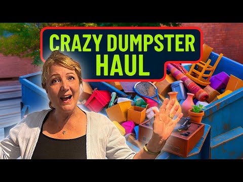 THIS IS CRAZY WHAT THEY THROW AWAY! |DUMPSTER DIVING NANNA|