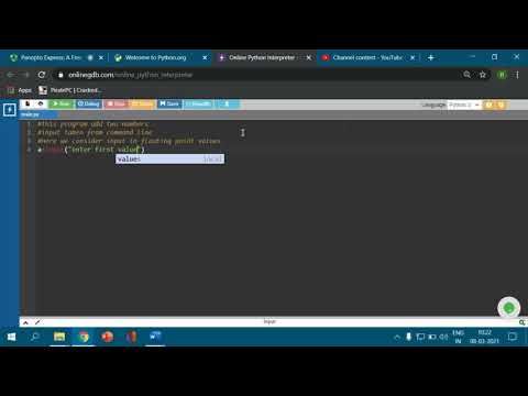 PYTHON PROGRAM ADDING TWO NUMBERS BY TAKING INPUT FROM USER