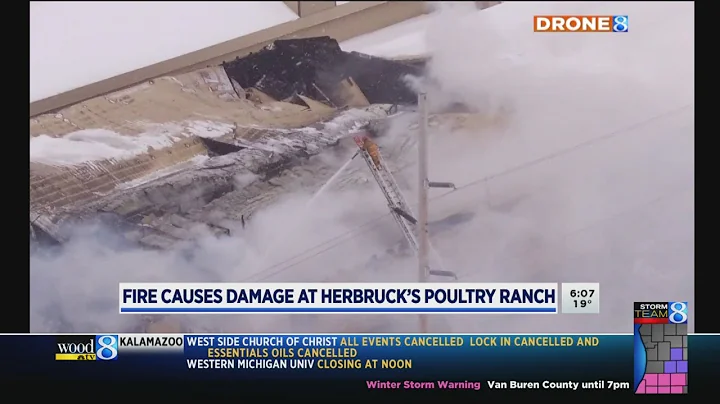 Fire damages Herbrucks Poultry Ranch in Ionia Co.