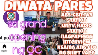 DIWATA PARES ABS CBN TV5 station PRESS INTERVIEW Nila Kasama CEO ng Shift Vape