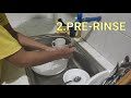 How to wash dishes