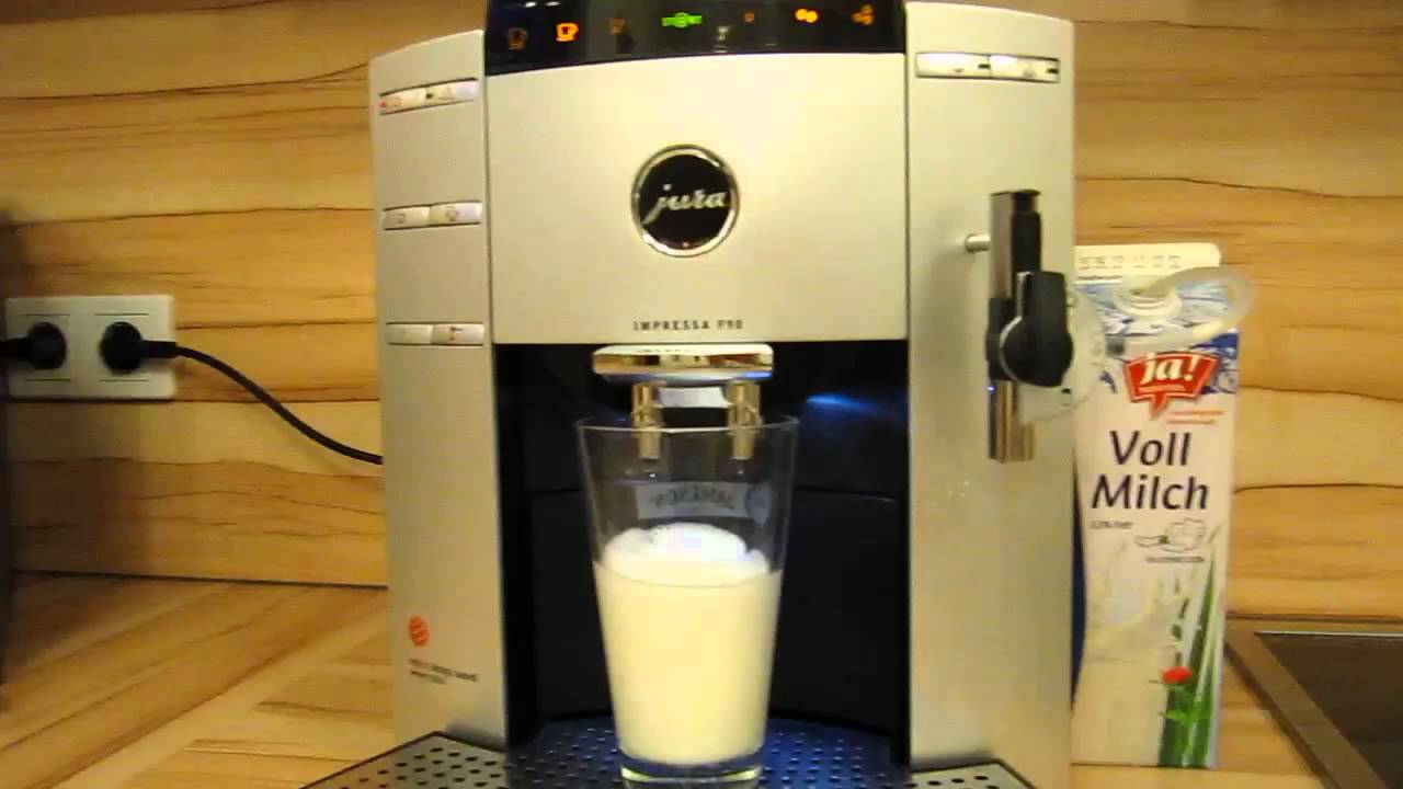 Jura Cappuccino Düse Zieht Keine Milch Jura F90 Cappuccino - YouTube