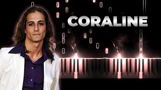 Maneskin Coraline karaoke piano Resimi