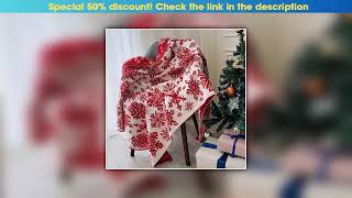 Top Knitted Blanket For Christmas Decorative Living Room Blanket Thickened Sofa Blanket Warm Cover