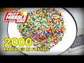 Satisfying ASMR Marble Run: 2000 marbles in big funnel