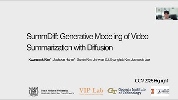 [ICCV 2025 Highlight] SummDiff: Generative Modeling of Video Summarization with Diffusion