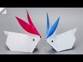 Easter Craft Ideas | Easy origami rabbit