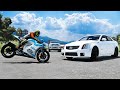 BeamNG Drive - Realistic Crossroad Crashes #6