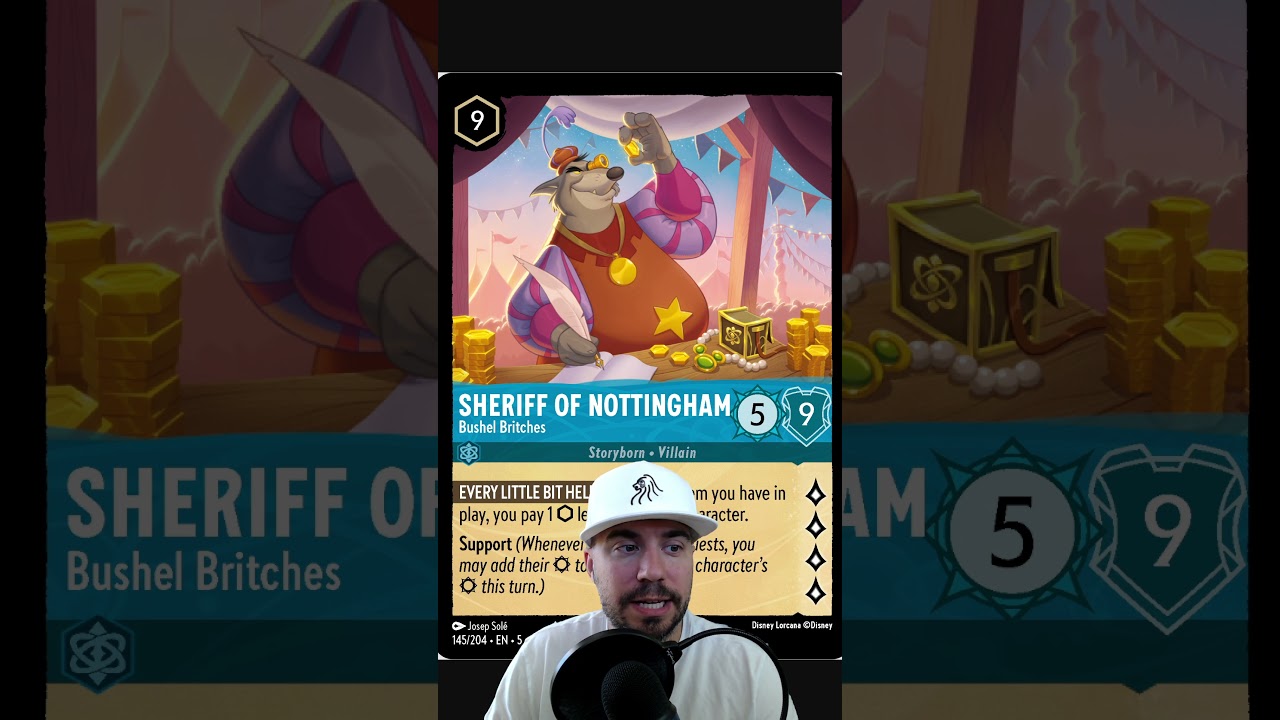 sheriff of nottingham bushel britches disney lorcana