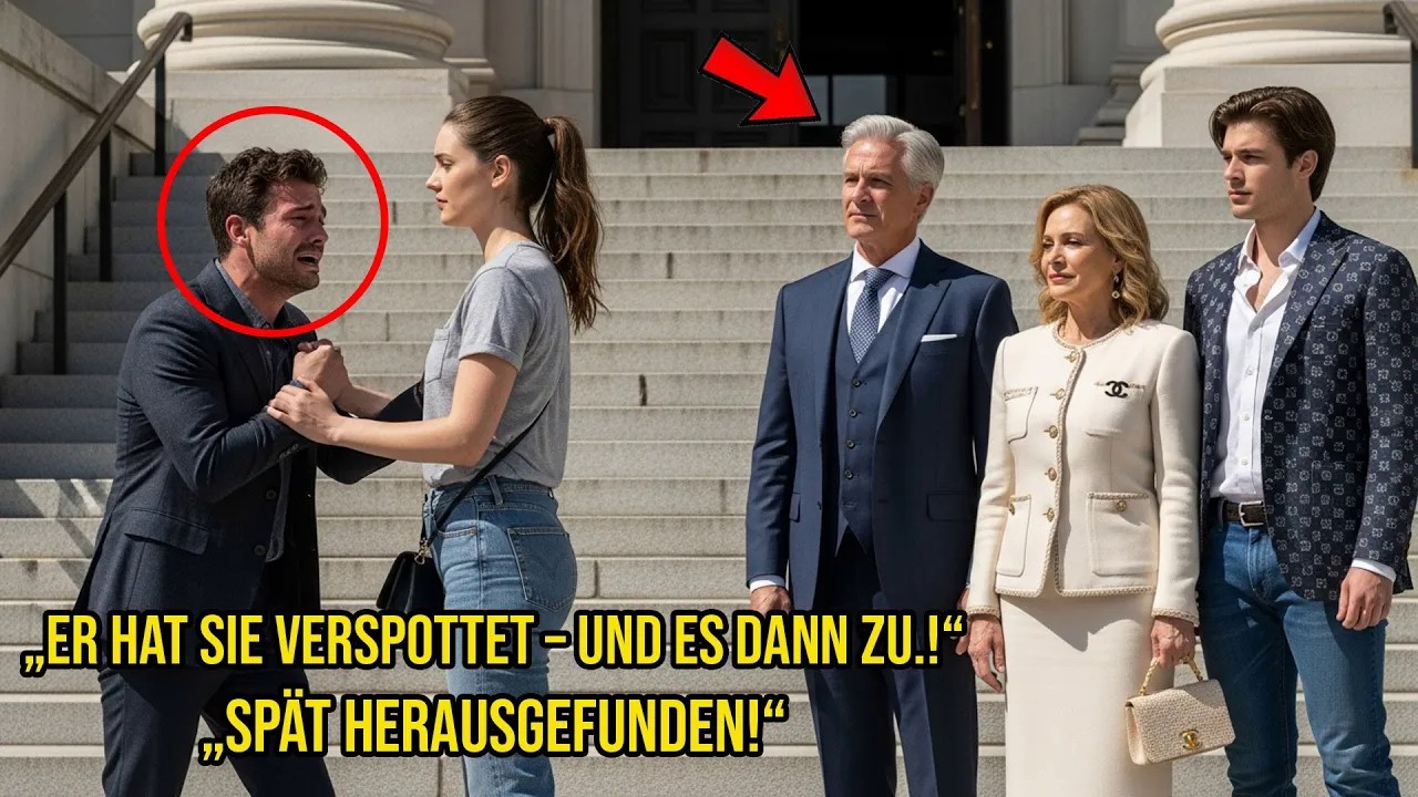 Er betrog seine Frau, ohne zu wissen, dass sie Milliardärs Erbin war – Am Tag der Scheidung bet
