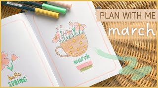 BULLET JOURNAL MARCH 2024 || PLAN WITH ME🌸