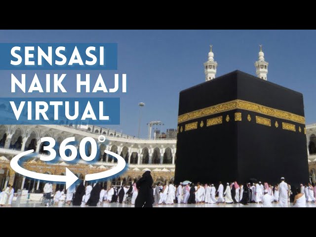 Admiring the Beauty of Kaaba up Close - Makkah | 360° Video class=